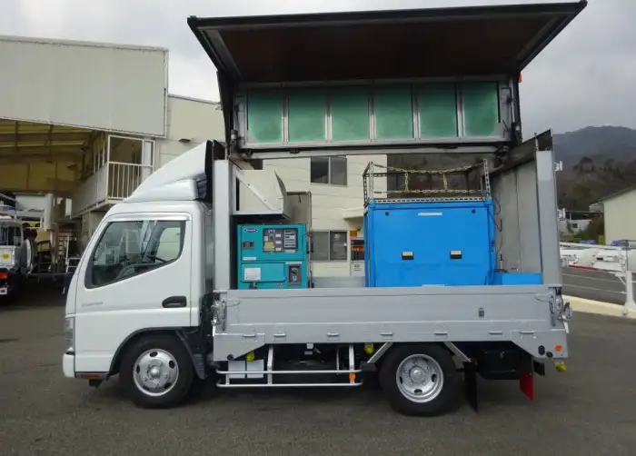 三菱 キャンター 小型 ウイング 床鉄板 PDG-FE74DVの中古トラック画像4
