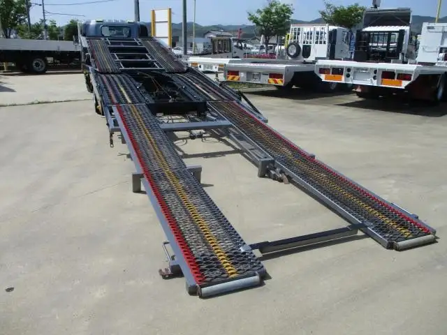 いすゞ エルフ 小型 車両重機運搬 カスタム PKG-NPR75Nの中古トラック画像11