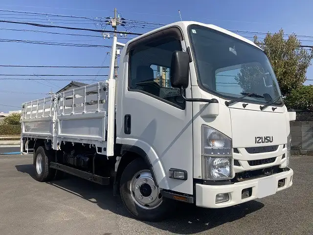 いすゞ エルフ 小型 平ボディ パワーゲート 床鉄板の中古トラック画像2