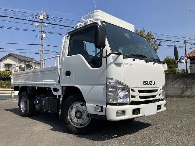 いすゞ エルフ 小型 平ボディ 床鉄板 2RG-NKR88Aの中古トラック画像2