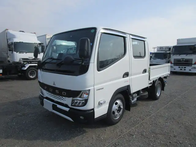 三菱 キャンター 小型 平ボディ Wキャブ 2RG-FBA20｜画像1