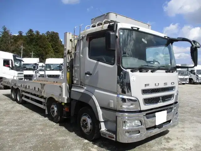 三菱 スーパーグレート 大型 車両重機運搬 ウインチ ベッドの中古トラック画像2