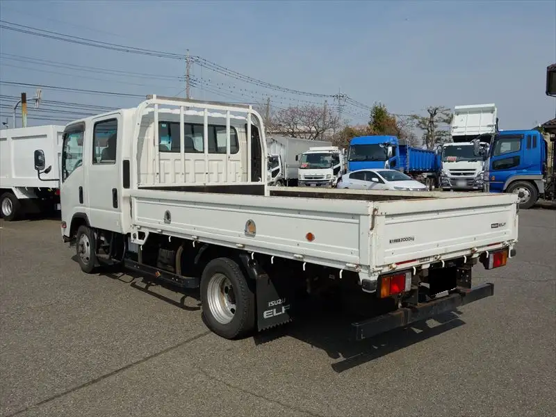 いすゞ エルフ 小型 平ボディ Wキャブ 床鉄板の中古トラック画像5