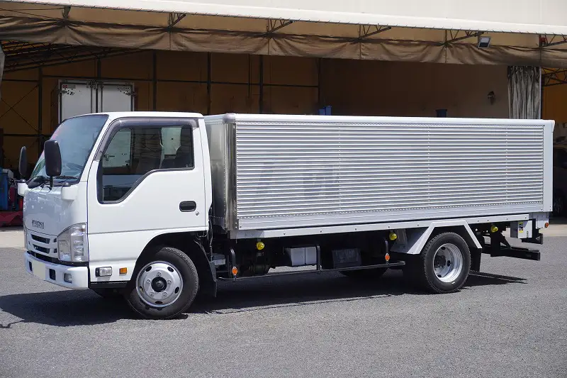 いすゞ エルフ 小型 アルミバン リンボー シャッター式の中古トラック画像2