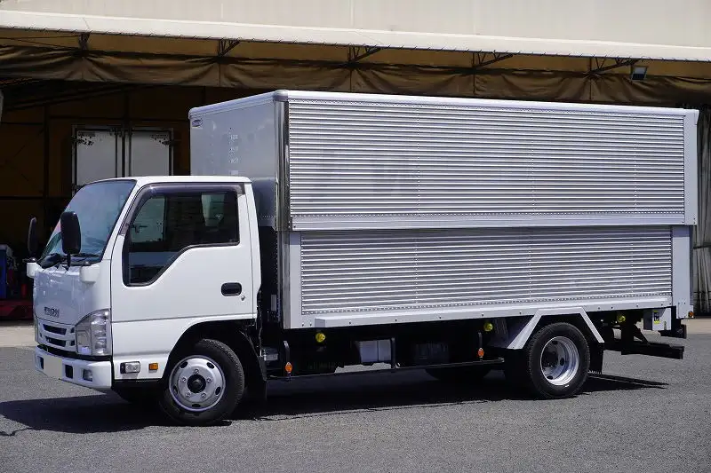いすゞ エルフ 小型 アルミバン リンボー シャッター式｜画像1