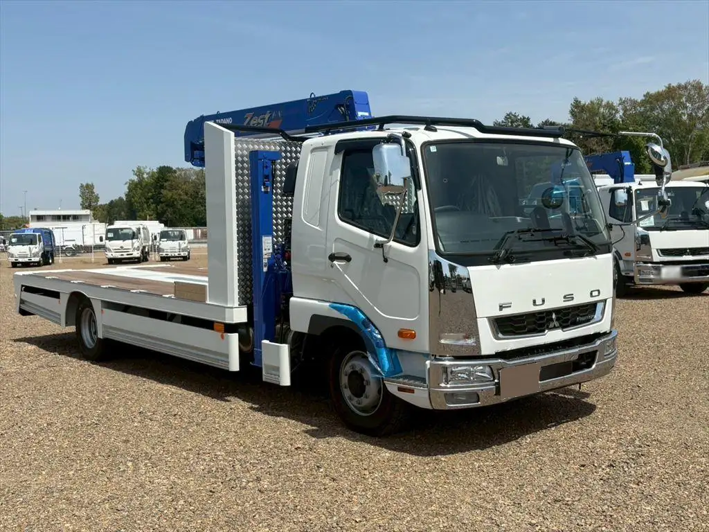 三菱 ファイター 中型/増トン 車両重機運搬 4段クレーン ラジコンの中古トラック画像2