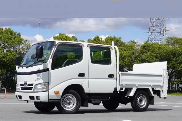 トヨタ ダイナ 小型 平ボディ Wキャブ パワーゲート｜画像1