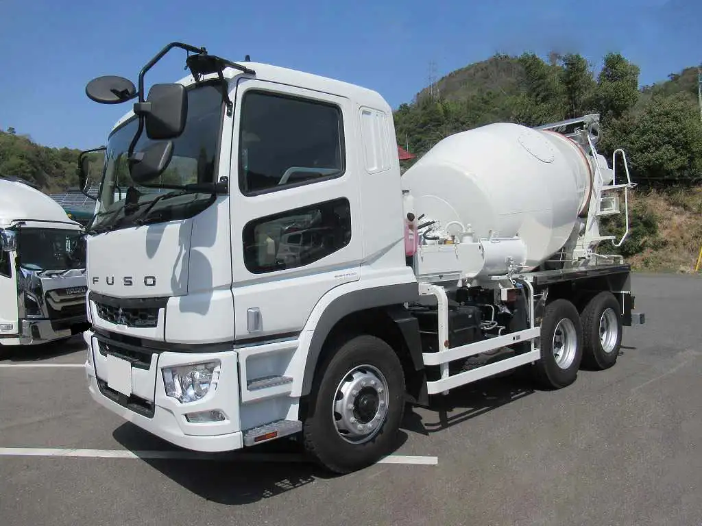 三菱 スーパーグレート 大型 ミキサー・ポンプ ベッド 2KG-FV70GX｜画像1