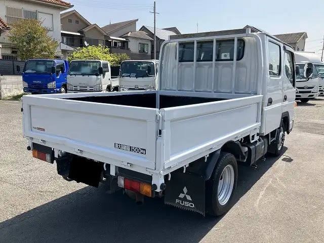 三菱 キャンター 小型 平ボディ Wキャブ TPG-FBA00の中古トラック画像4