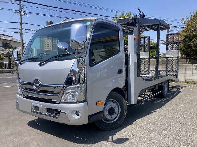 日野 デュトロ 小型 車両重機運搬 キャリアカー 2KG-XZU720M