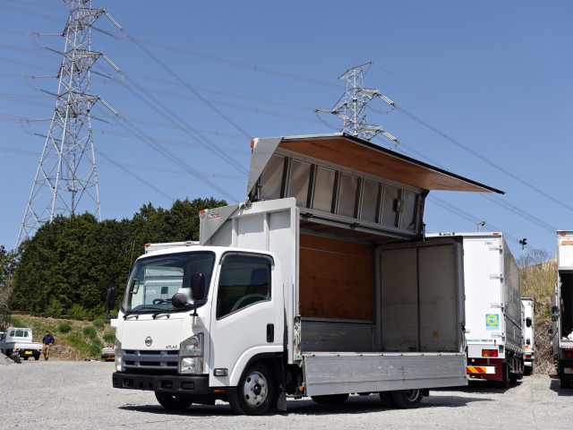 日産 アトラス 小型 ウイング 標準ロング BKG-AMR85AN