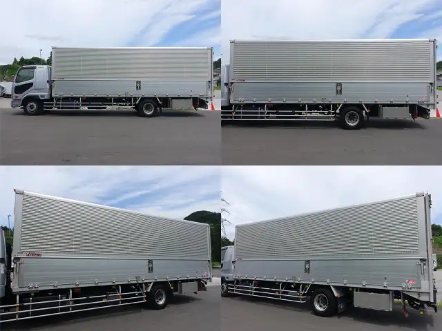 三菱 ファイター 中型/増トン ウイング エアサス ベッドの中古トラック画像5