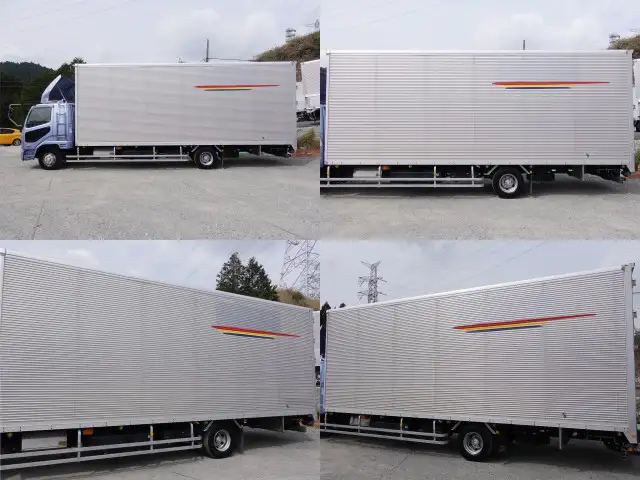 三菱 ファイター 中型/増トン アルミバン ベッド PDG-FK61Fの中古トラック画像5