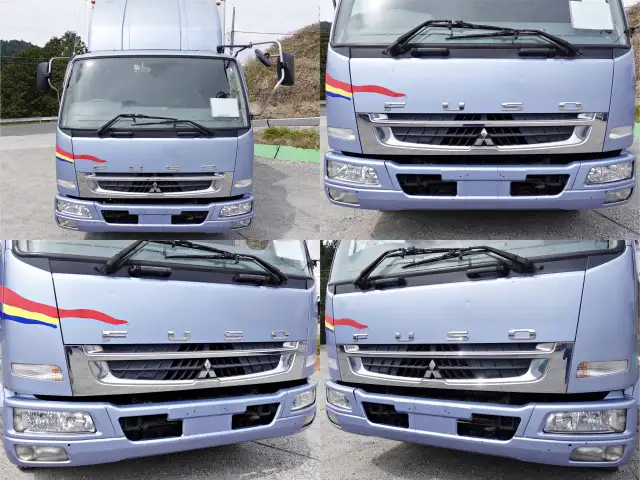 三菱 ファイター 中型/増トン アルミバン ベッド PDG-FK61Fの中古トラック画像2