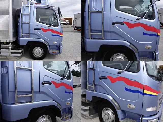 三菱 ファイター 中型/増トン アルミバン ベッド PDG-FK61Fの中古トラック画像7