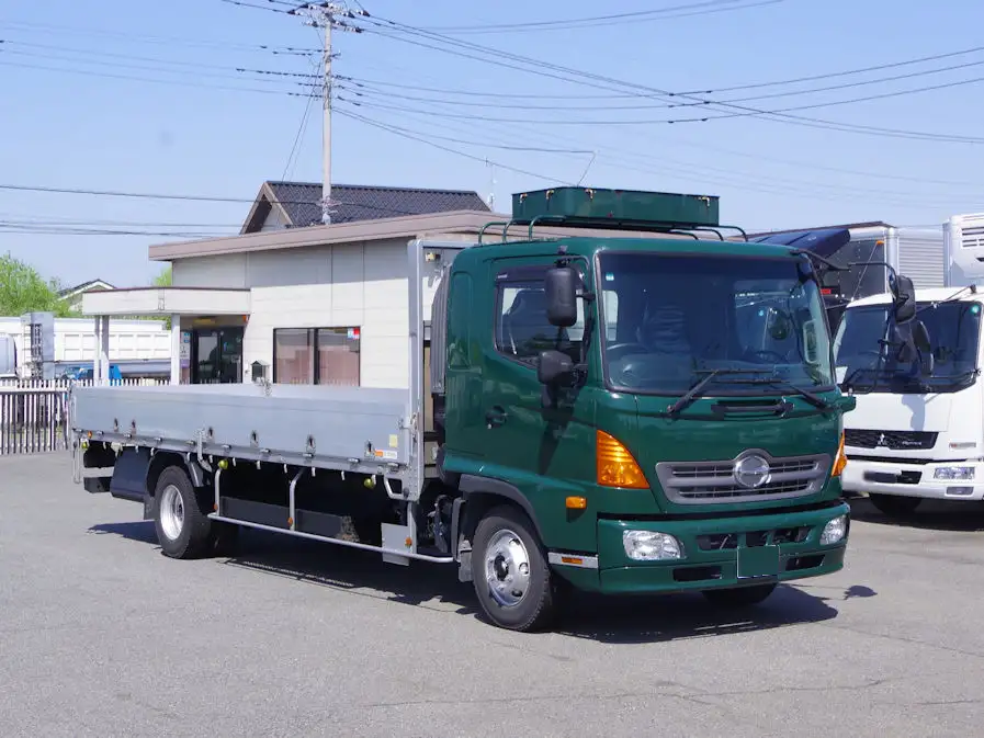 日野 レンジャー 中型/増トン 平ボディ アルミブロック ベッドの中古トラック画像2