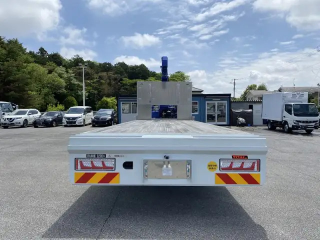三菱 ファイター 中型/増トン 車両重機運搬 4段クレーン ウインチの中古トラック画像3