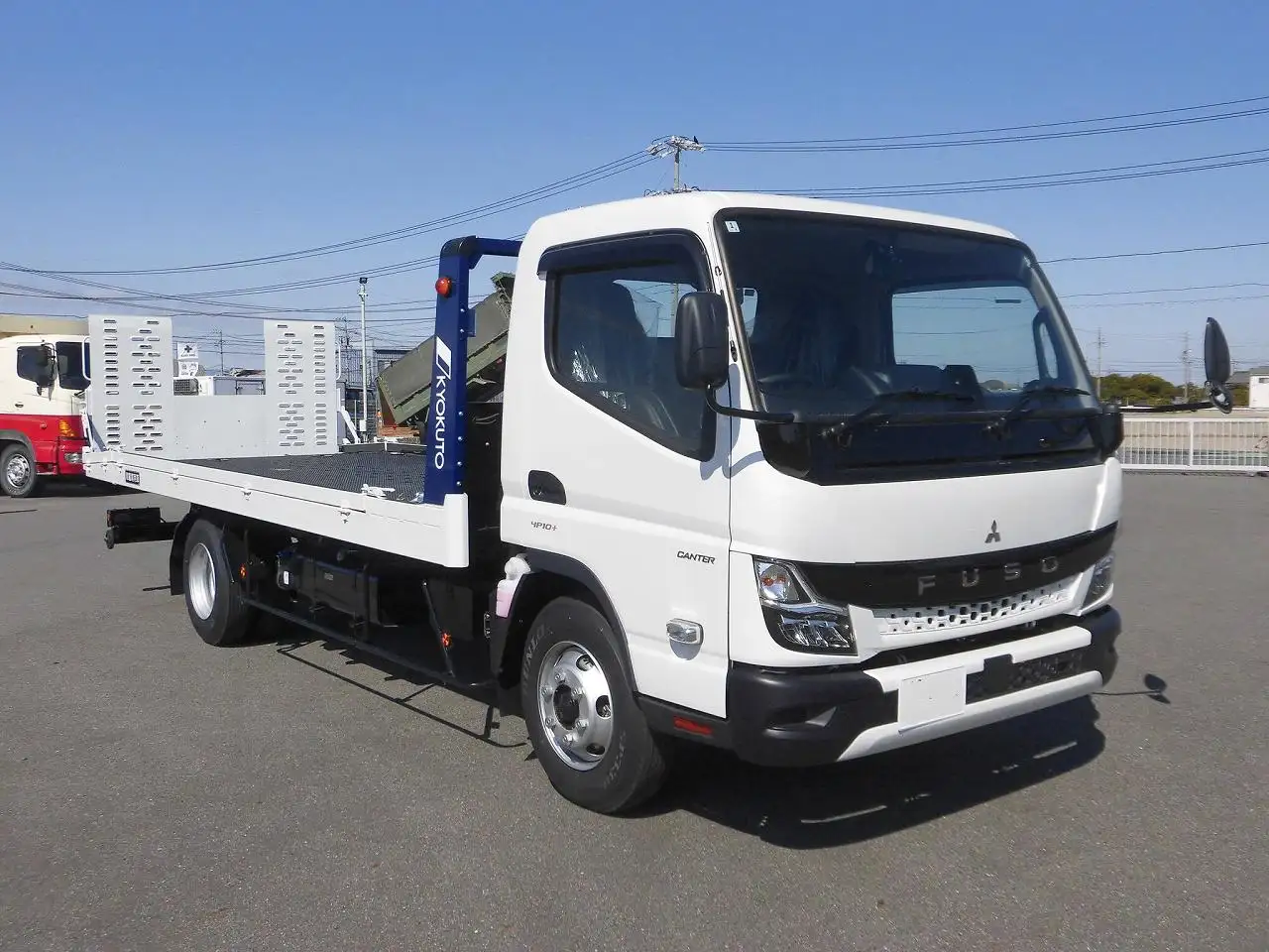三菱 キャンター 小型 車両重機運搬 ラジコン ウインチの中古トラック画像2