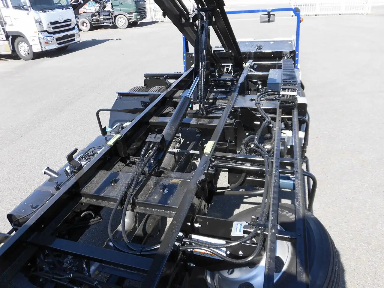 三菱 キャンター 小型 車両重機運搬 ラジコン ウインチの中古トラック画像16