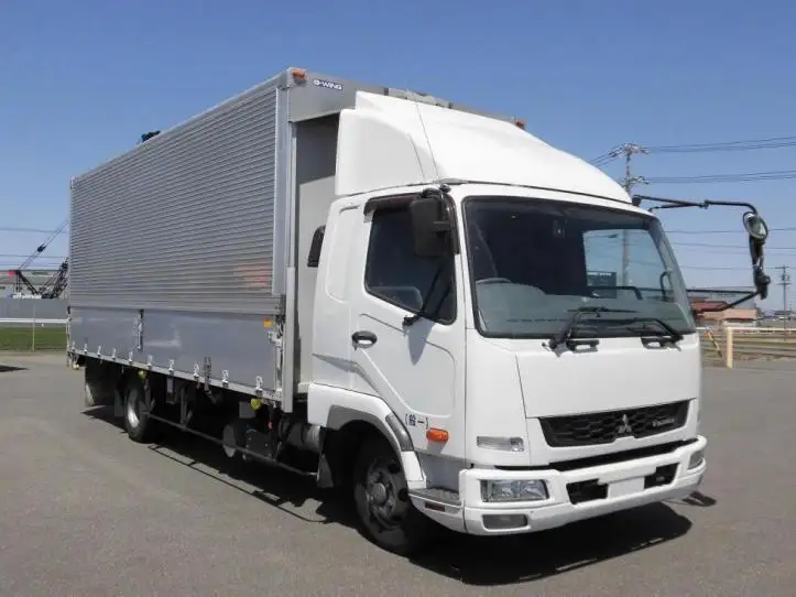 三菱 ファイター 中型/増トン ウイング エアサス ベッドの中古トラック画像2