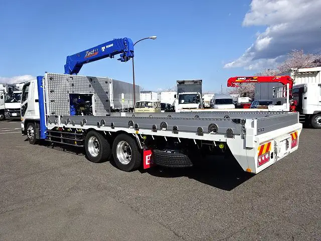 三菱 ファイター 中型/増トン 車両重機運搬 4段クレーン ラジコンの中古トラック画像5