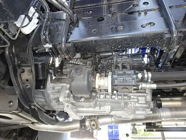 三菱 ファイター 中型/増トン 車両重機運搬 4段クレーン ラジコンの中古トラック画像16