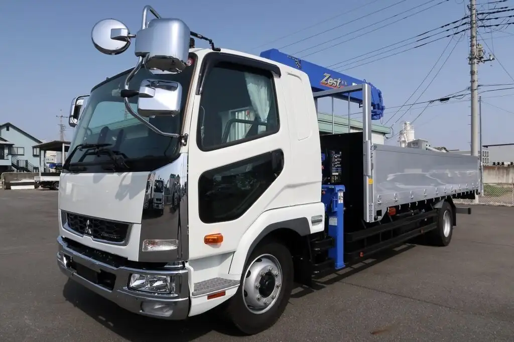 三菱 ファイター 中型/増トン クレーン付 アルミブロック 5段｜画像1