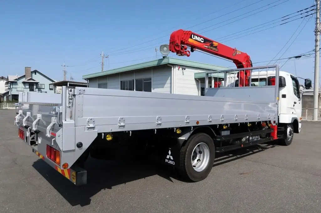 三菱 ファイター 中型/増トン 車両重機運搬 4段クレーン ラジコンの中古トラック画像5