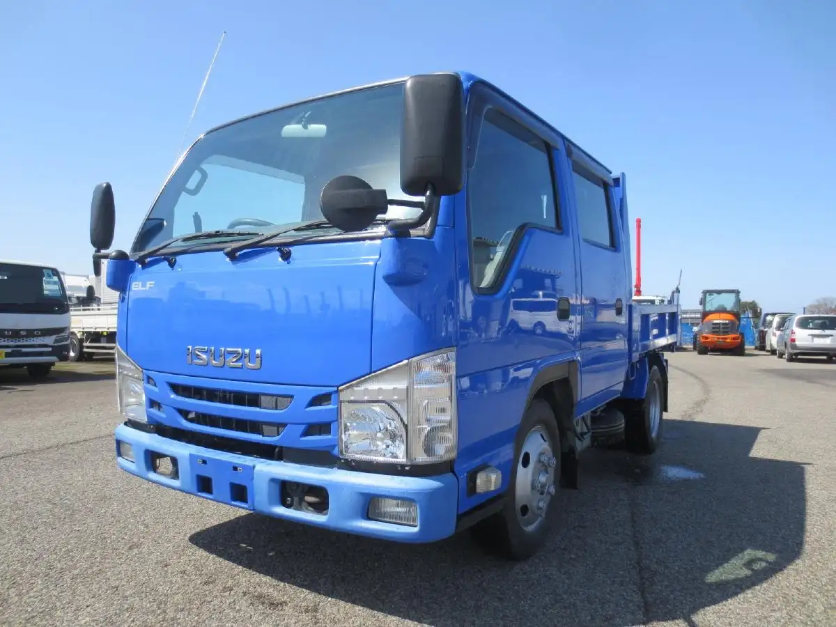 いすゞ エルフ 小型 ダンプ Wキャブ TPG-NJR85AD｜画像1