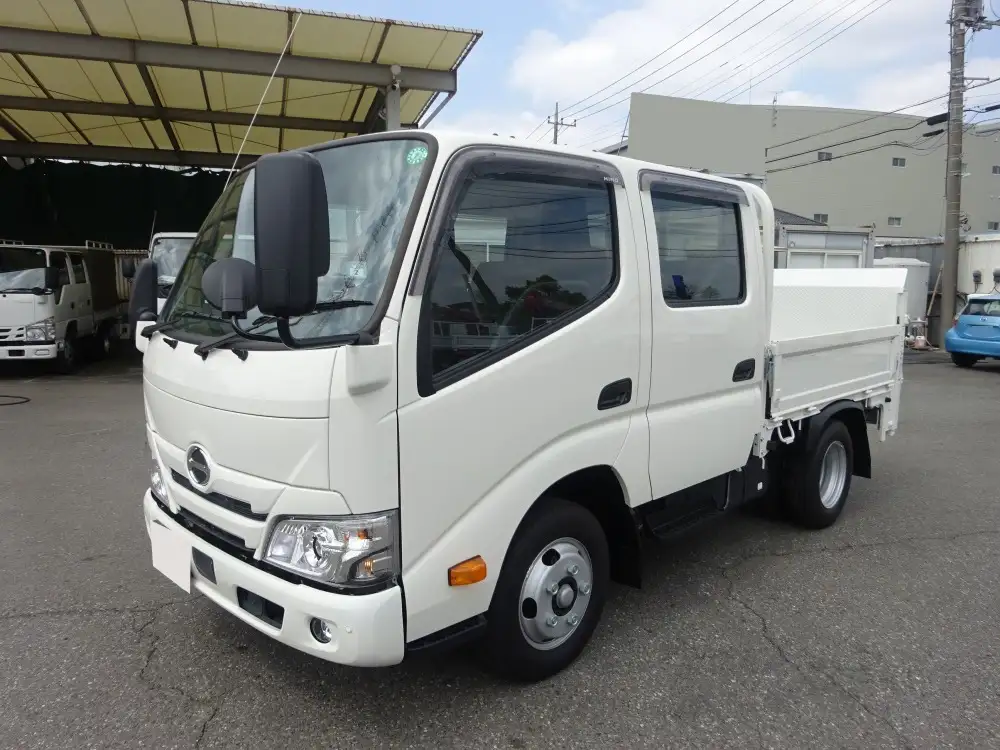 日野 デュトロ 小型 平ボディ Wキャブ パワーゲート｜画像1