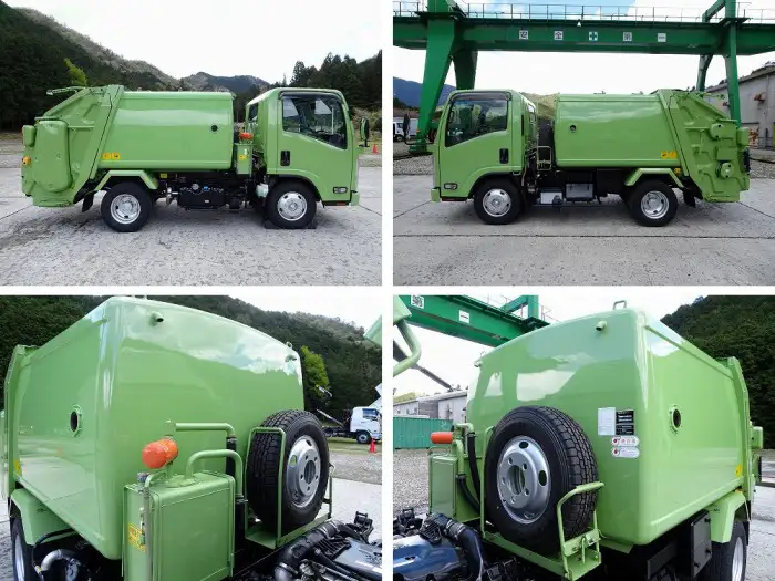 いすゞ エルフ 小型 パッカー車 巻き込み式 回転ダンプ式の中古トラック画像11