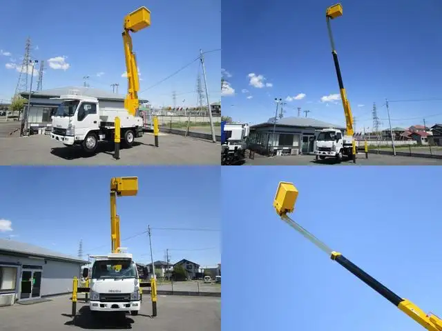 いすゞ エルフ 小型 高所・建柱車 高所作業車 電工仕様の中古トラック画像9