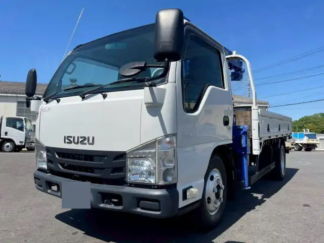 いすゞ エルフ 小型 クレーン付 3段 ラジコンの中古トラック画像1