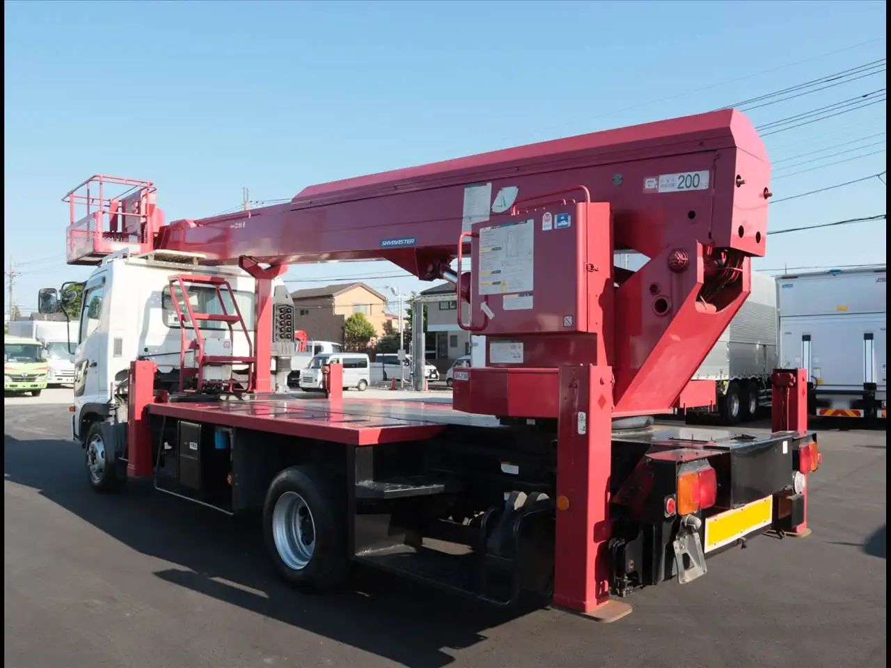 日野 レンジャー 中型/増トン 高所・建柱車 高所作業車 BDG-FC6JGWAの中古トラック画像4