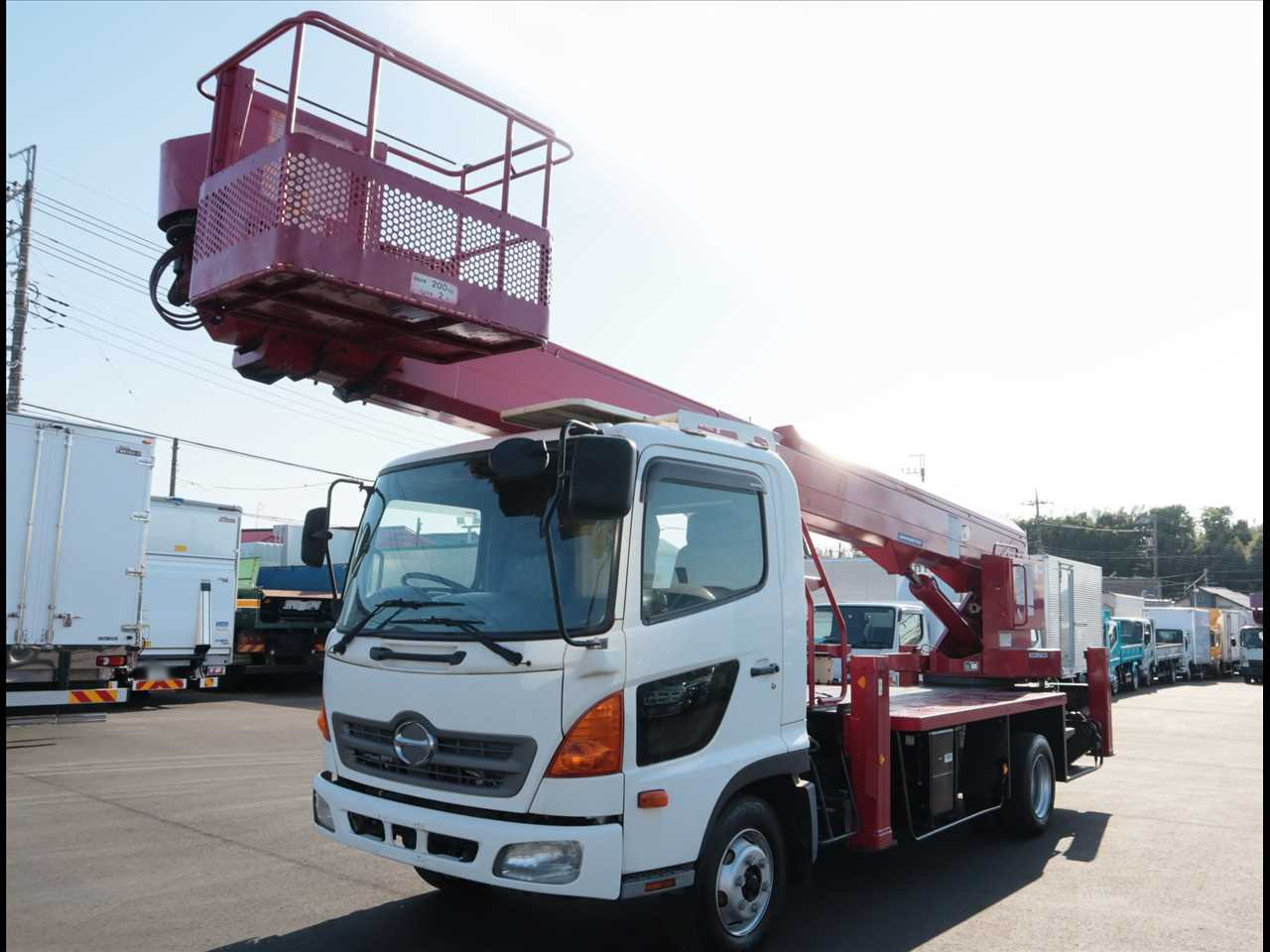日野 レンジャー 中型/増トン 高所・建柱車 高所作業車 TKG-FC9JGAP の中古トラック【車両No.187936】