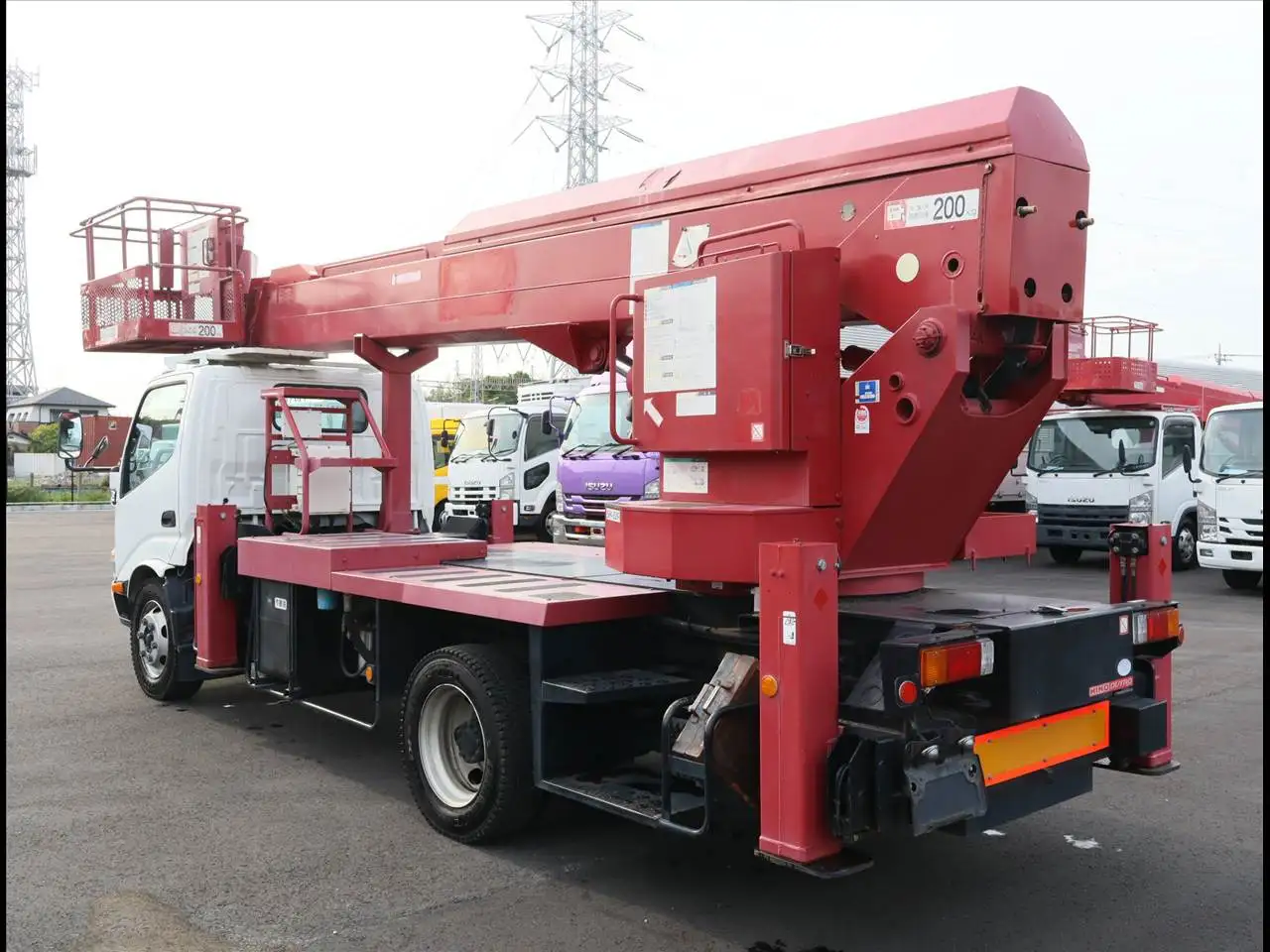 日野 デュトロ 小型 高所・建柱車 高所作業車 BDG-XZU344M改の中古トラック画像4