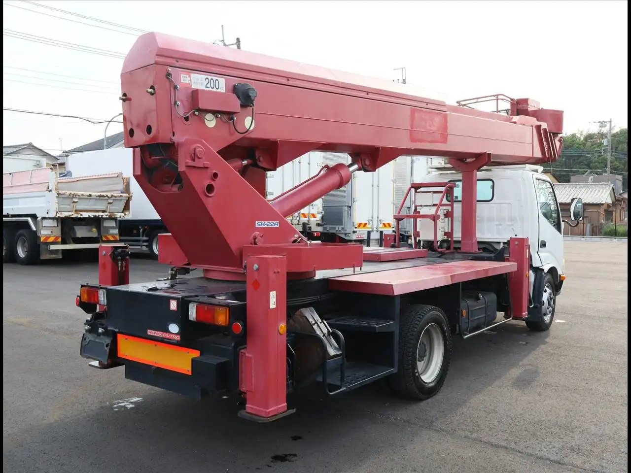 日野 デュトロ 小型 高所・建柱車 高所作業車 BDG-XZU344M改の中古トラック画像2
