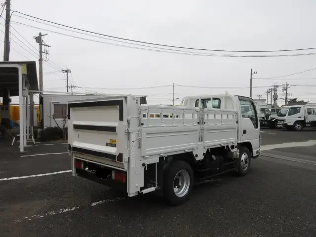 いすゞ エルフ 小型 平ボディ パワーゲート 床鉄板の中古トラック画像3