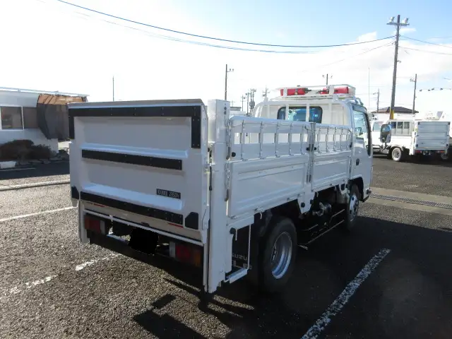 いすゞ エルフ 小型 平ボディ パワーゲート 床鉄板の中古トラック画像3