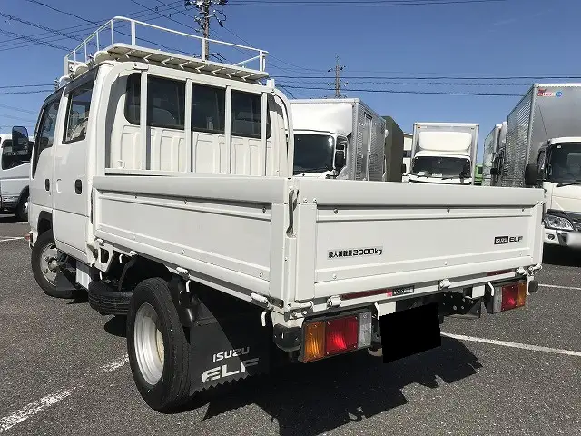 いすゞ エルフ 小型 平ボディ Wキャブ TRG-NJR85Aの中古トラック画像5