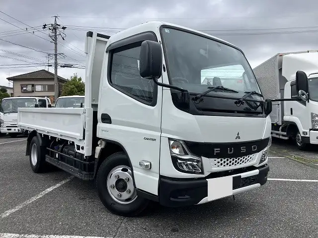 三菱 キャンター 小型 平ボディ 床鉄板 2RG-FEA20の中古トラック画像3