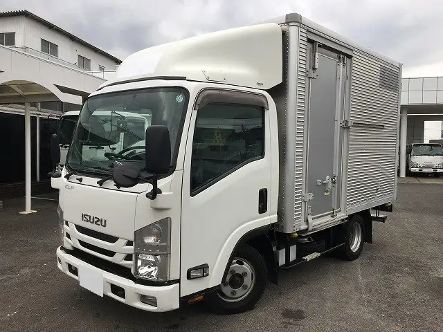 いすゞ エルフ 小型 アルミバン サイドドア TRG-NLR85AN｜画像1