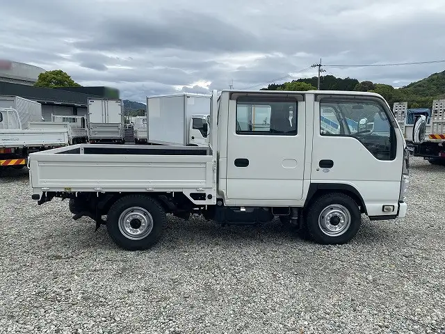 いすゞ エルフ 小型 平ボディ Wキャブ 床鉄板の中古トラック画像3