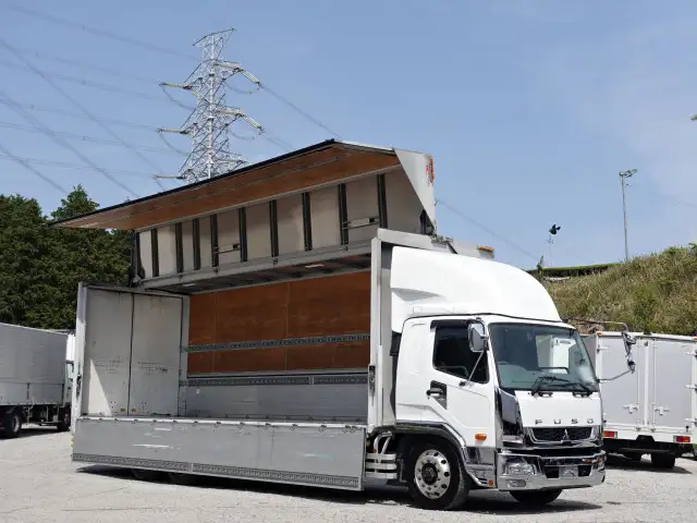 三菱 ファイター 中型/増トン ウイング ベッド QDG-FQ62F｜画像1