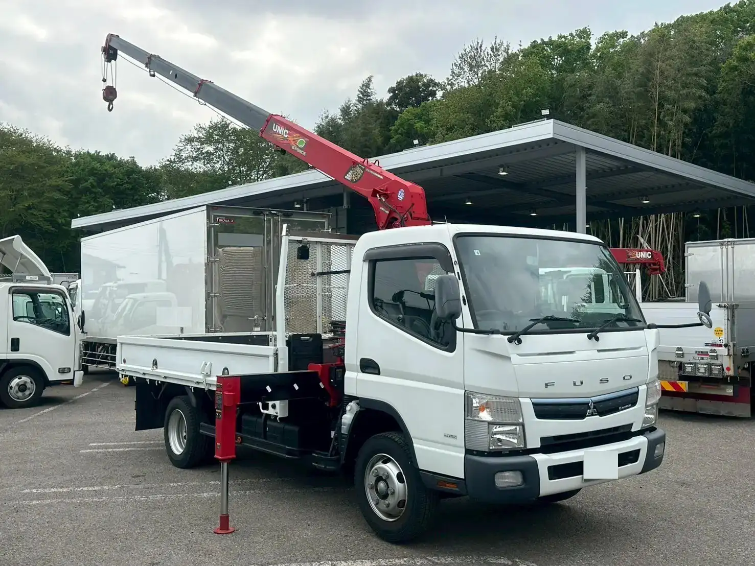 三菱 キャンター 小型 クレーン付 4段 ラジコンの中古トラック画像2