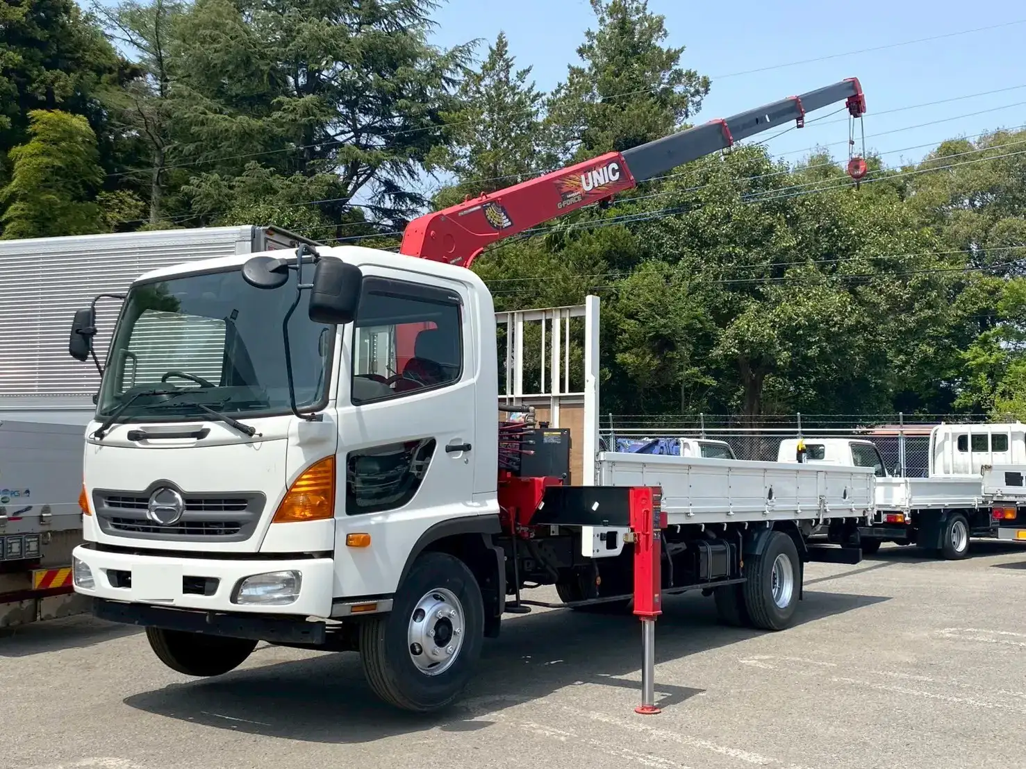 日野 レンジャー 中型/増トン クレーン付 4段 ラジコン｜画像1