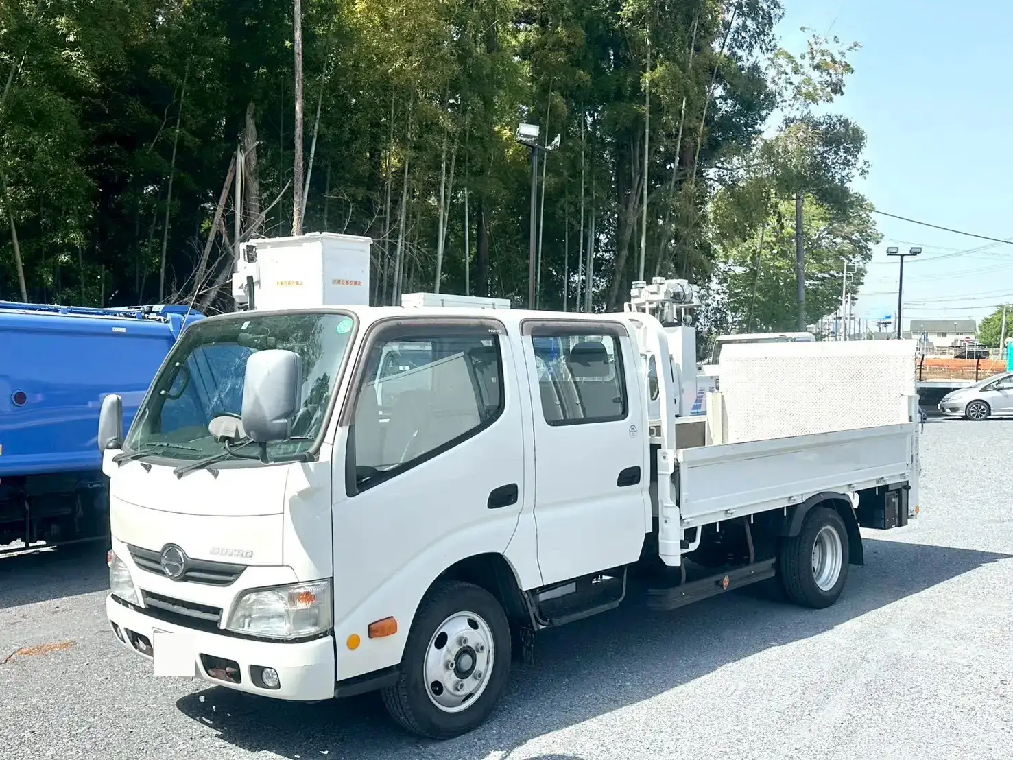 日野 デュトロ 小型 平ボディ Wキャブ パワーゲート｜画像1