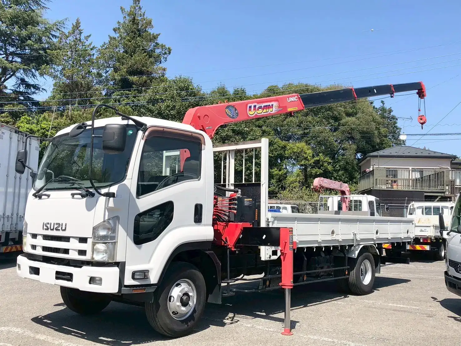 いすゞ フォワード 中型/増トン クレーン付 4段 ラジコン｜画像1