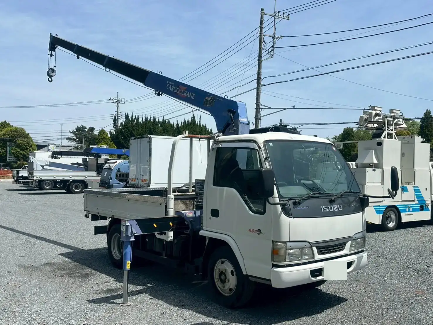 いすゞ エルフ 小型 クレーン付 4段 ラジコンの中古トラック画像2