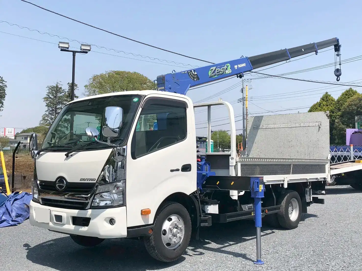 日野 デュトロ 小型 クレーン付 パワーゲート 4段｜画像1